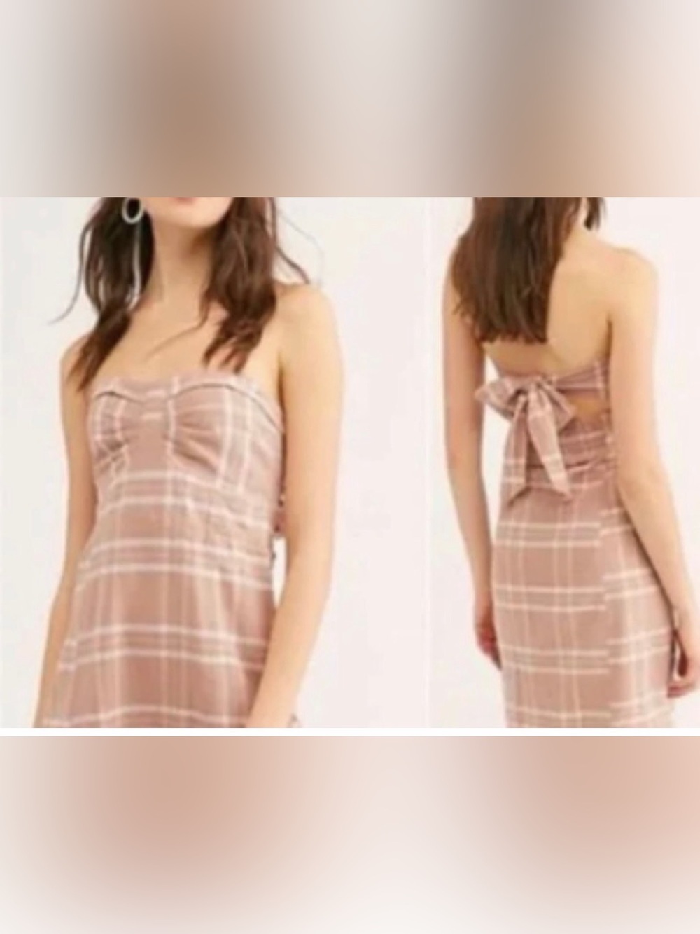 Free People Life Like This Strapless Mini Dress